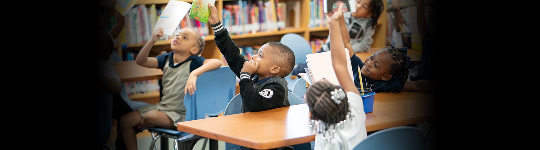 SCS Teacher in classroom teaching to students.