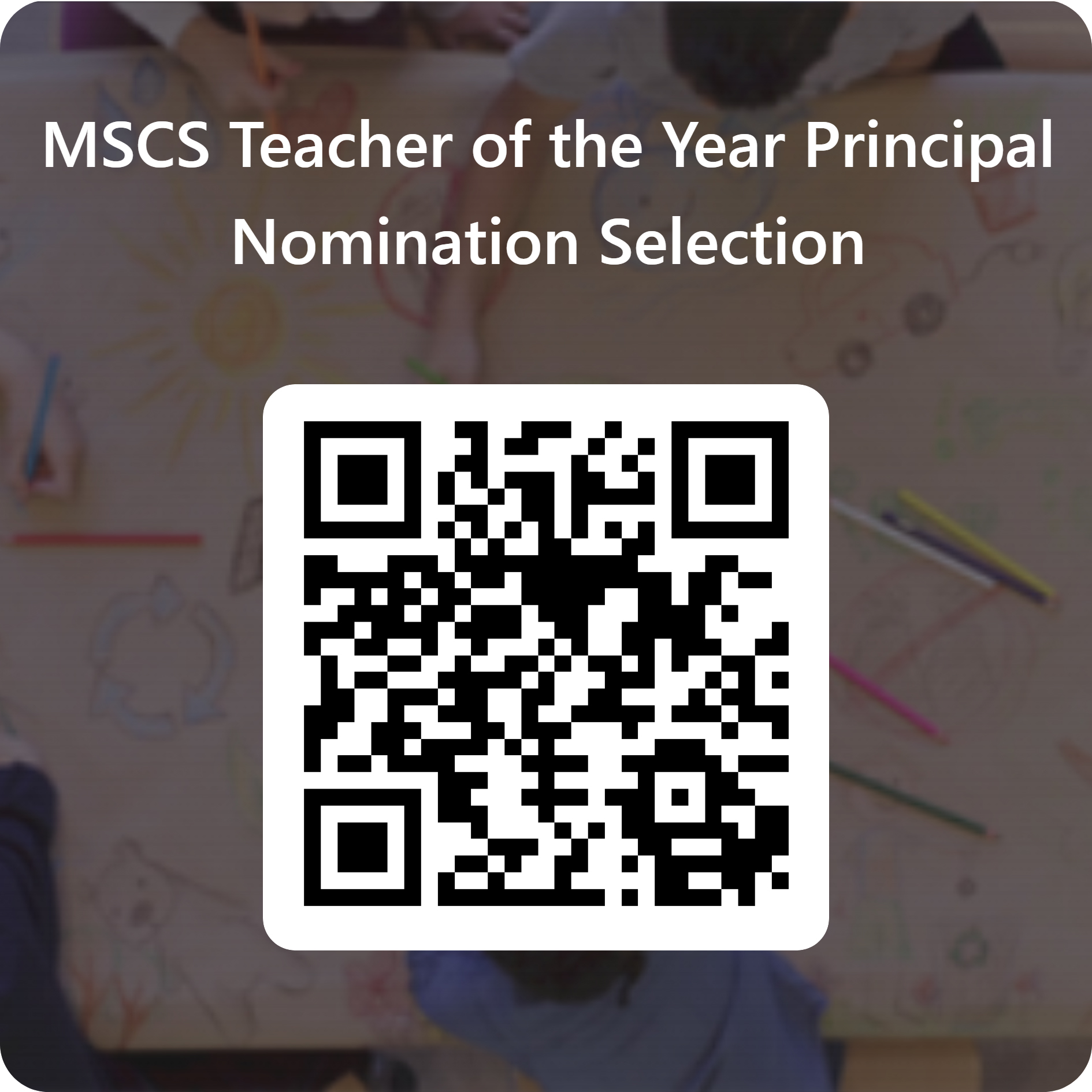 MSCS Teacher of the Year Principal Nomination Selection