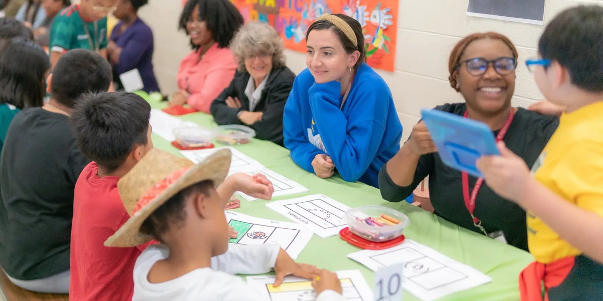 ESL students in class