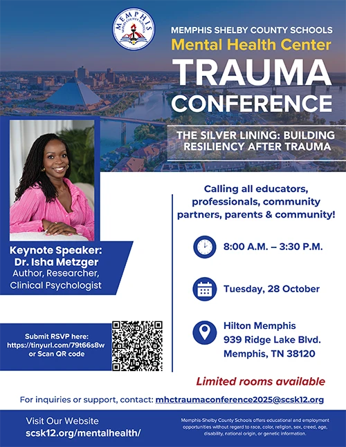 Save the Date flyer for the Trauma Conference