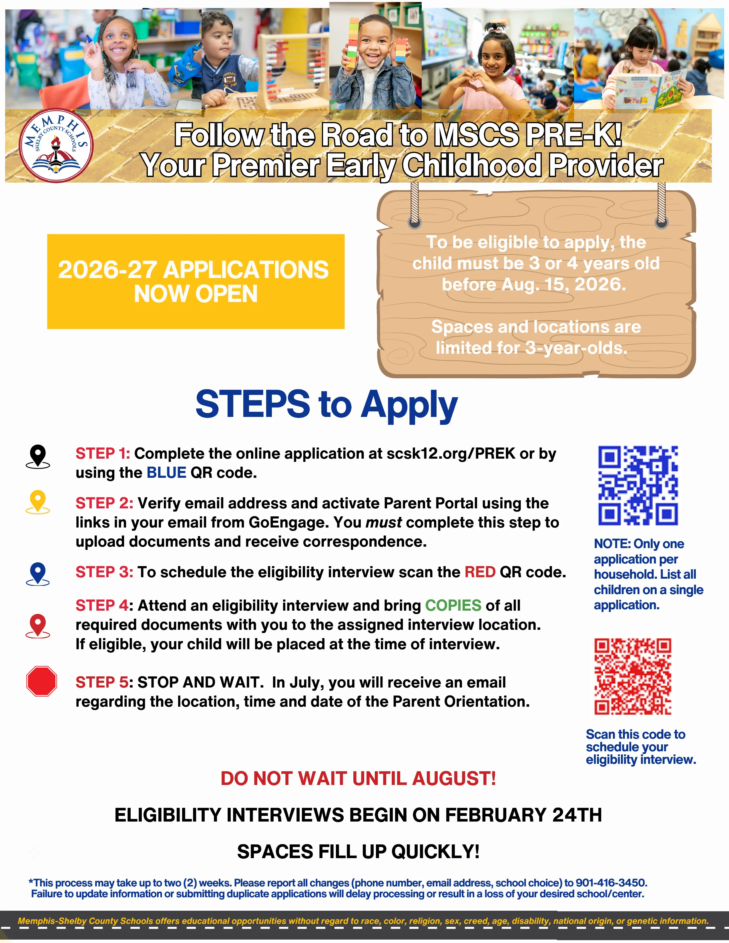 steps to apply flyer